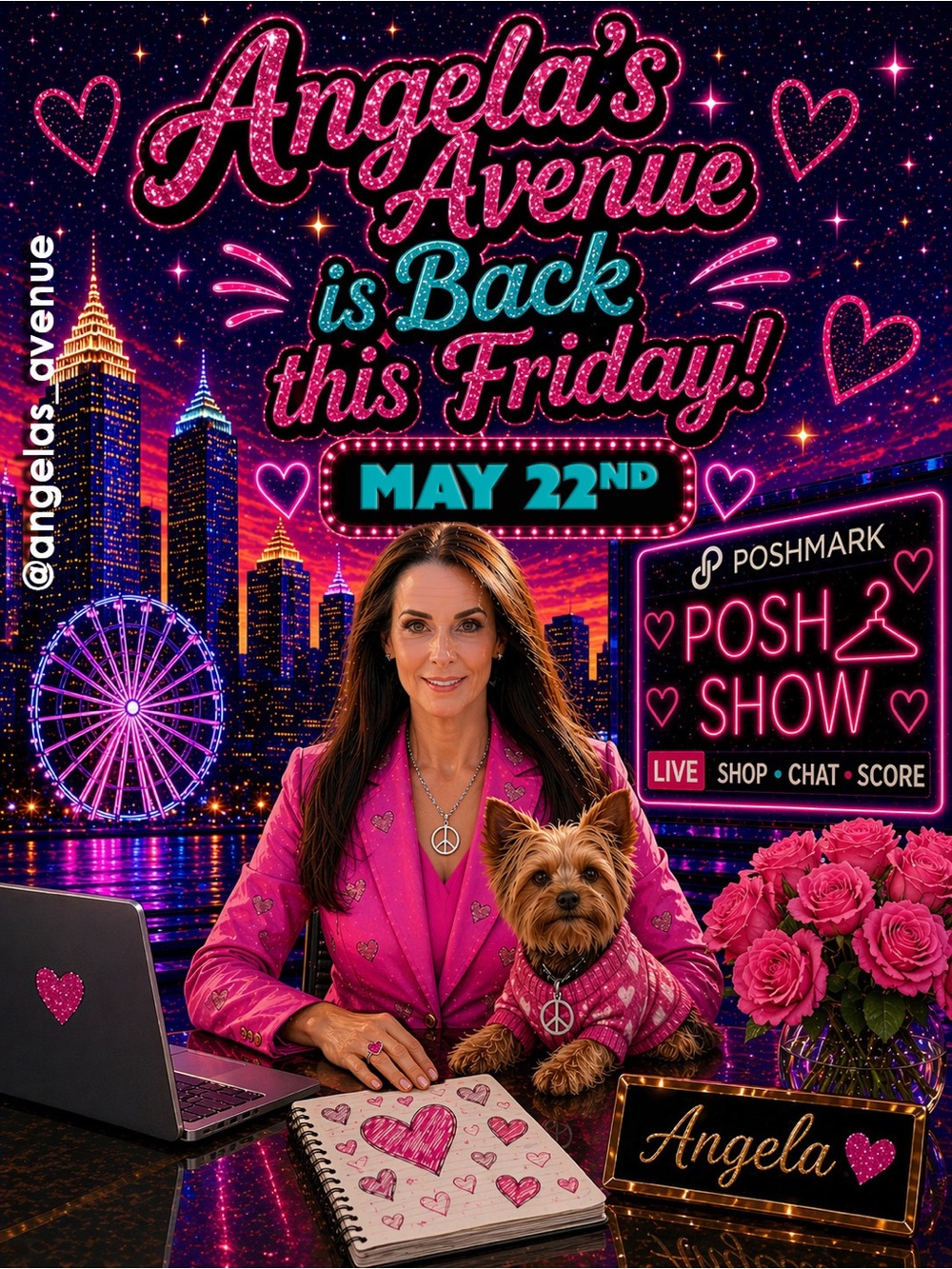 π Angelaβs Avenue β¨ Shop My Closet + Friday Posh Shows! - Picture 1 of 8